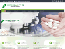 Tablet Screenshot of jupiterbiolabs.com